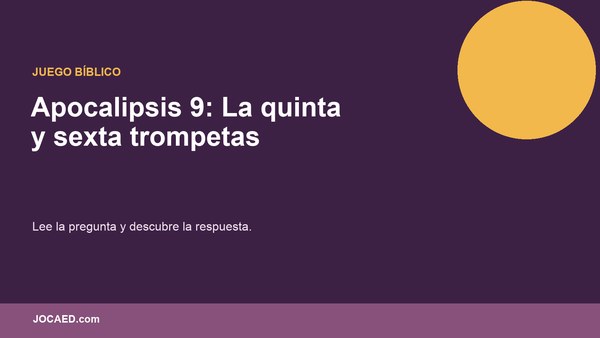 Apocalipsis 9: La quinta y sexta trompetas