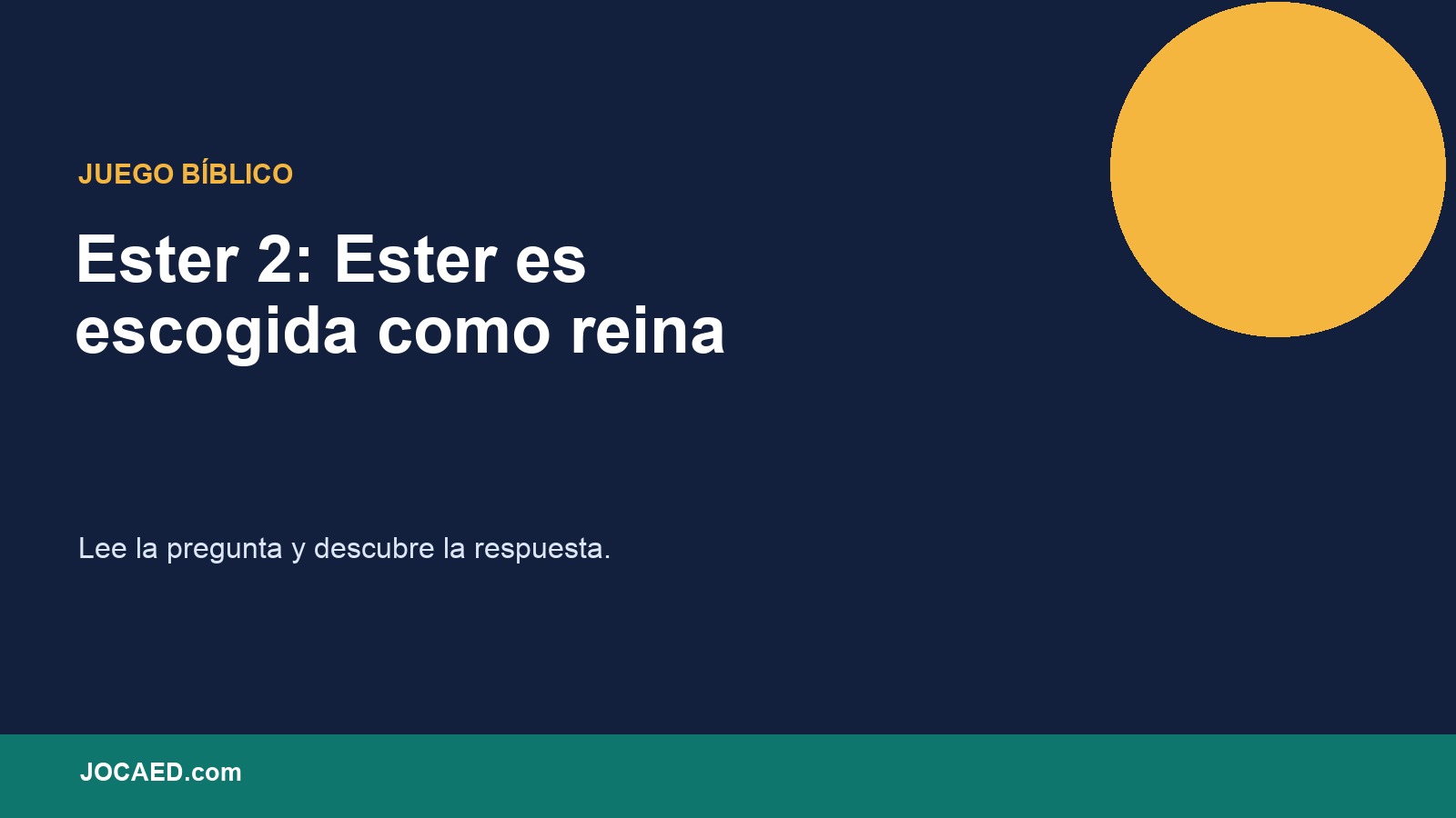 Ester 2: Ester es escogida como reina en PowerPoint