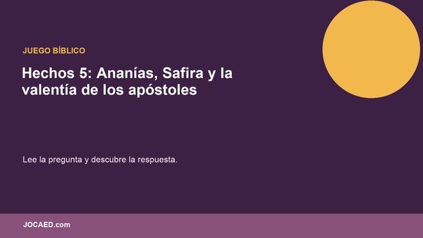 Hechos 5: Ananías, Safira y la valentía de los apóstoles